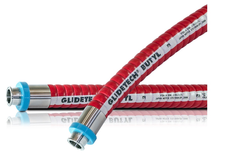 Glidetech® Butyl Transfer Hose Assembly (Tri-Clamp)