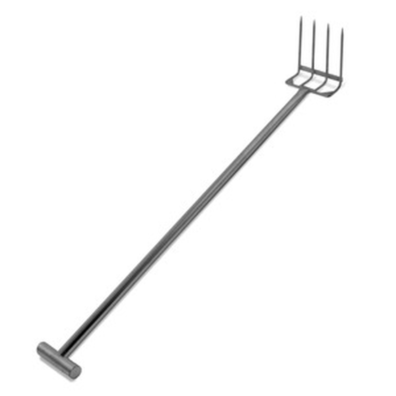 Reinforced Stainless Steel Drag Fork for Meat Processing