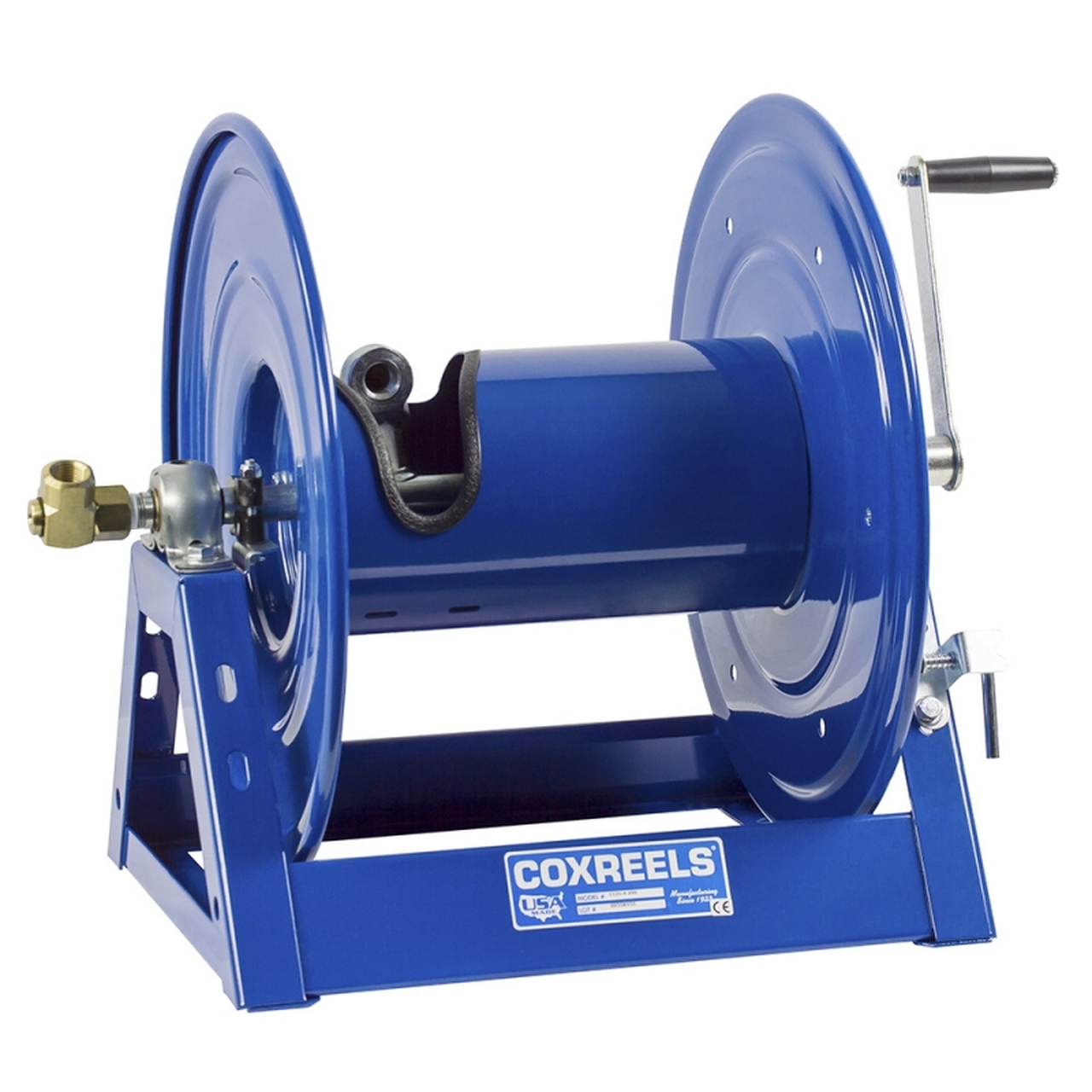 COXREELS® Heavy-Duty Steel Hand Crank Hose Reel